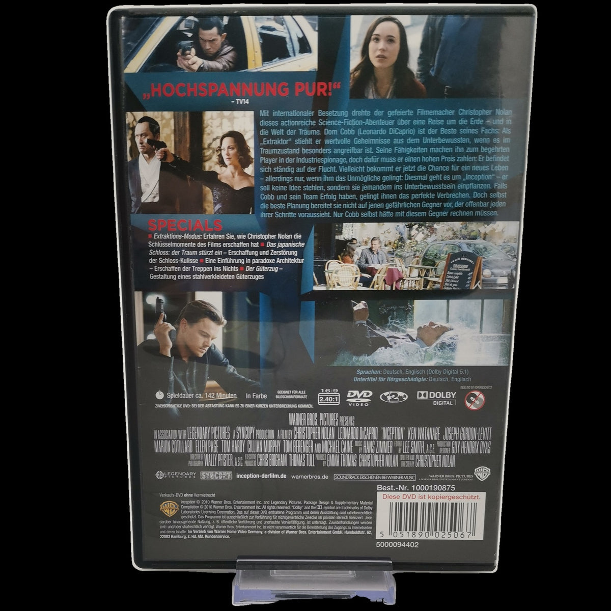 Inception - Special Features - Sci-Fi & Fantasy - DVD - Heist-Movie - Sehr gut