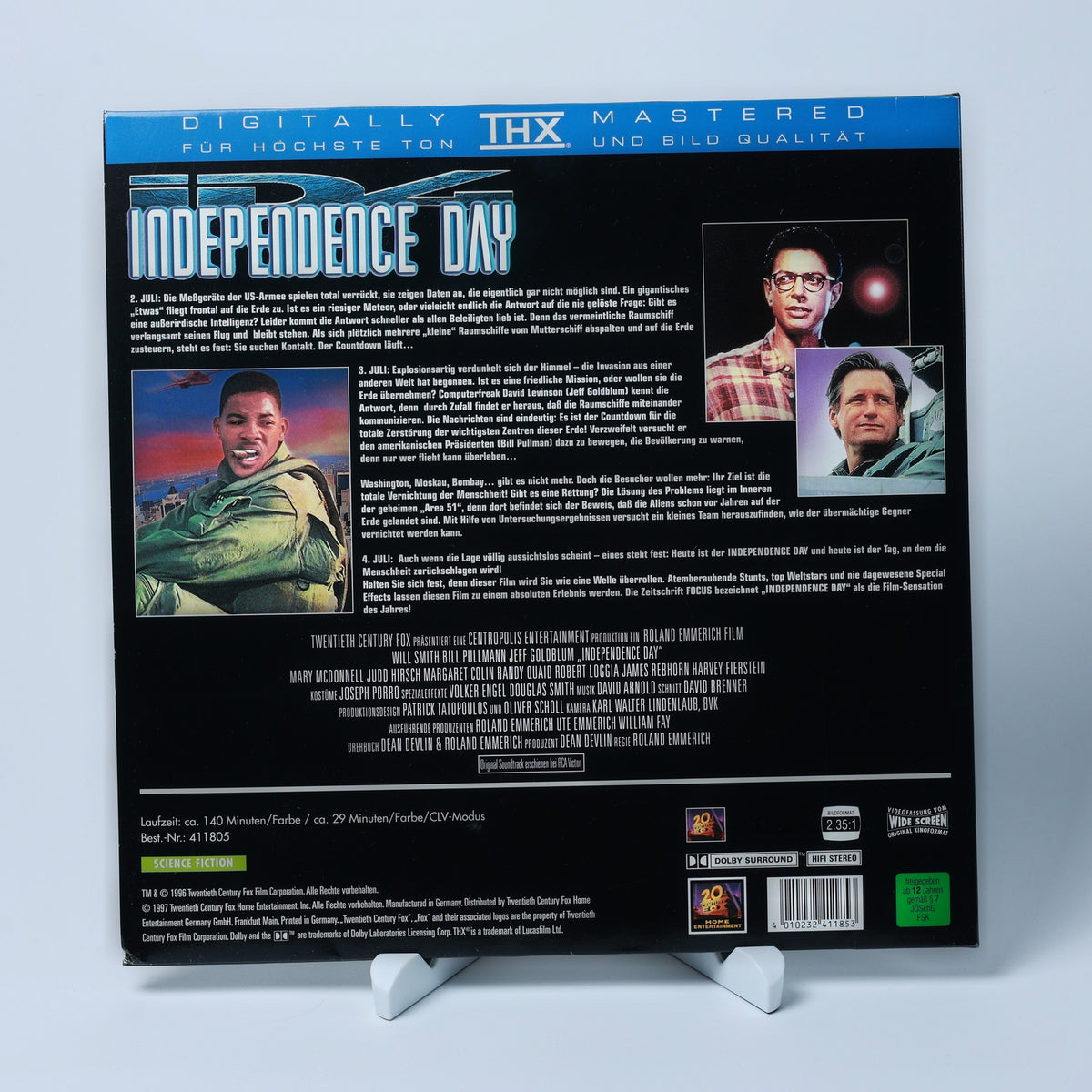 Independence Day - Widescreen Edition - LaserDisc - 1997 - Zustand Sehr Gut