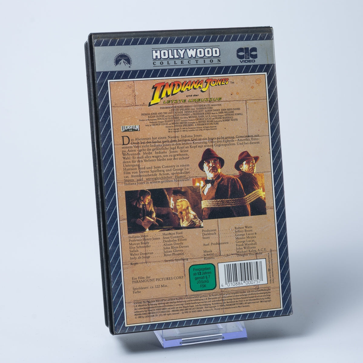 Indiana Jones und der letzte Kreuzzug - Indiana Jones - VHS - PAL - Gebraucht
