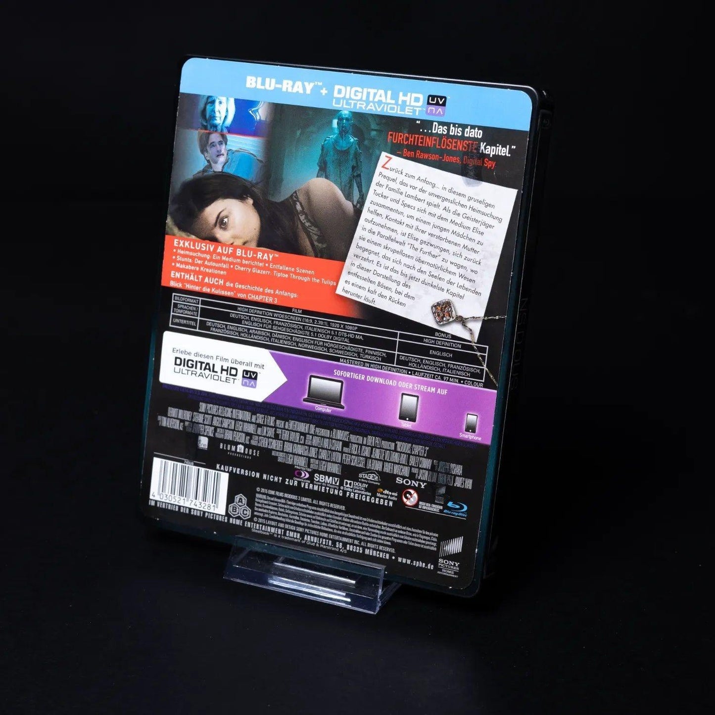 insidious-chapter-3-steelbook-blu-ray-horror-fsk-16-top-zustand-2 - Utopia Collectibles