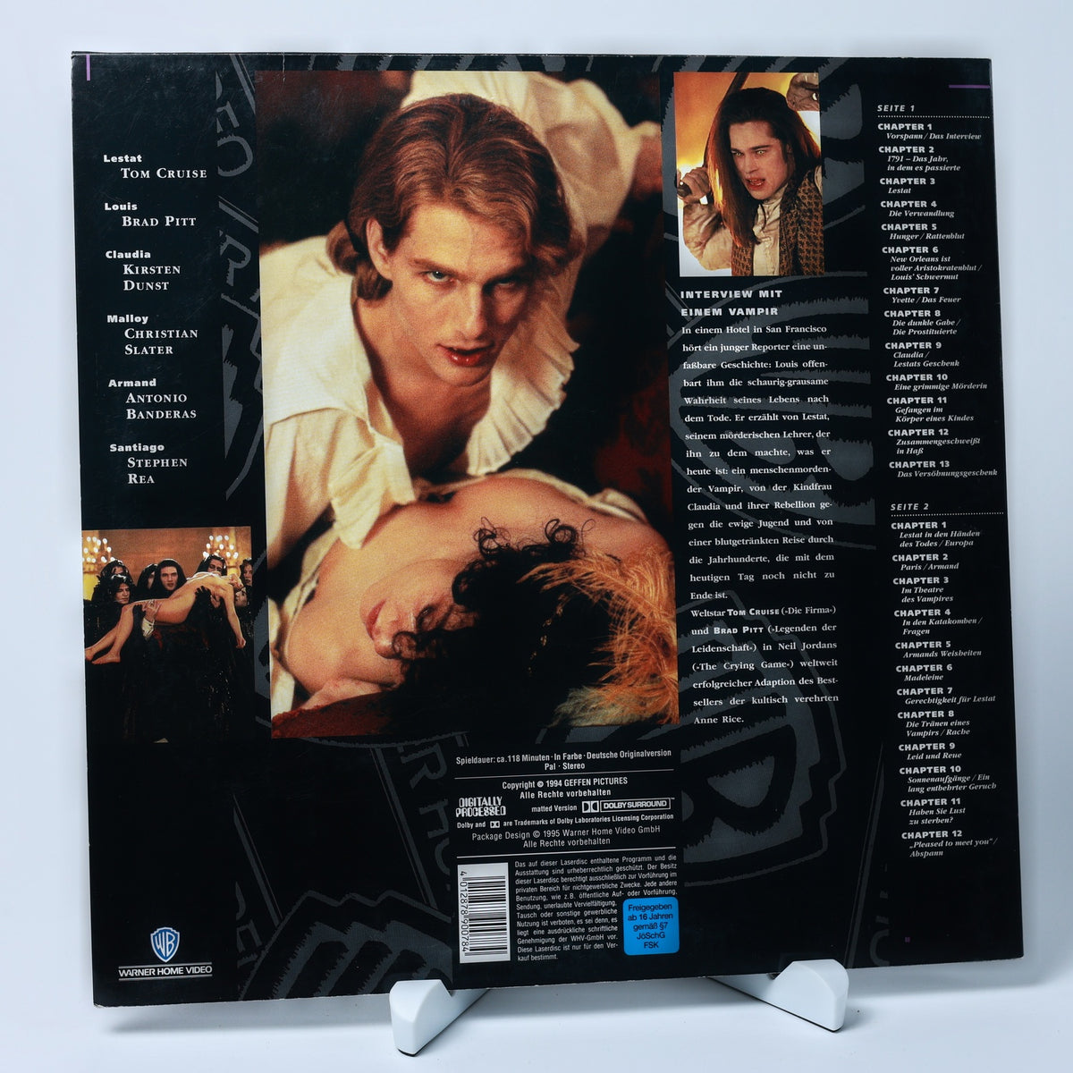 Interview mit einem Vampir - Chronik der Vampire - LaserDisc 1994 - Zustand Gut