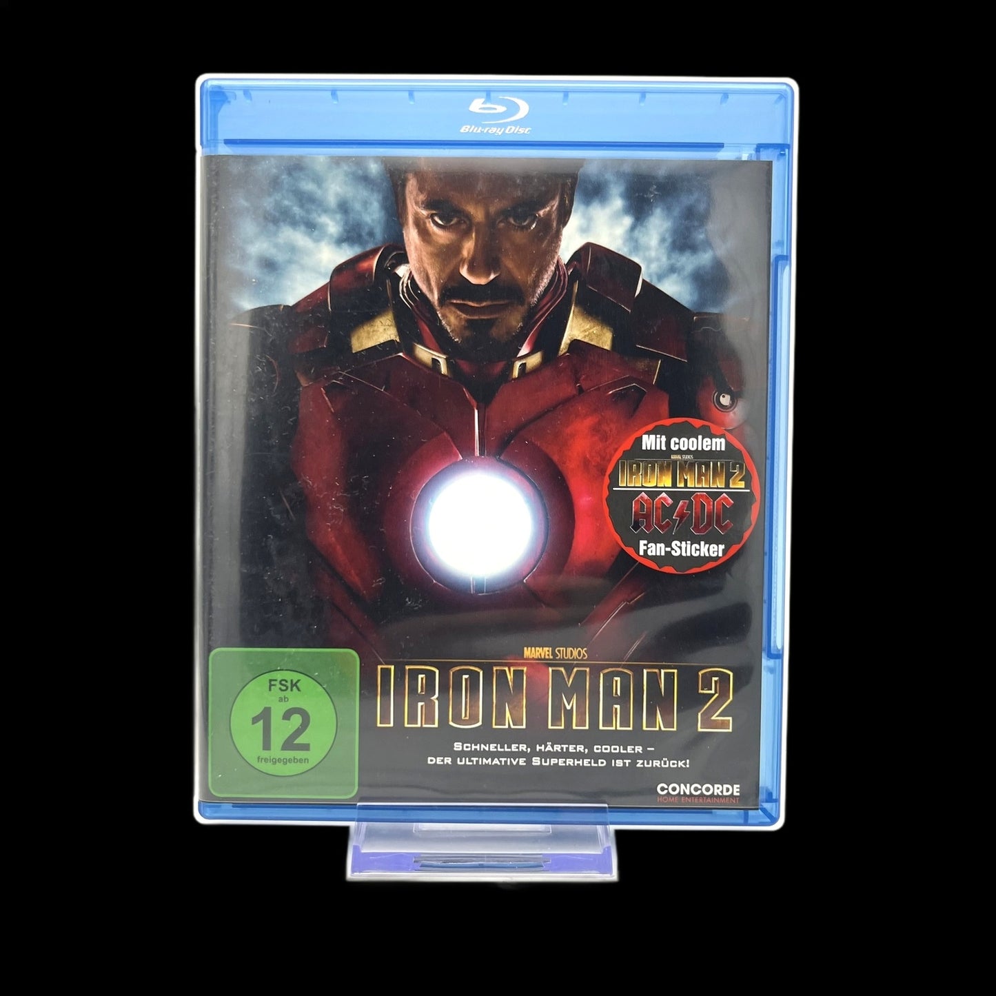 Iron Man 2 - Marvel Studios - Mit coolem AC/DC Fan-Sticker - DVD - Gebraucht