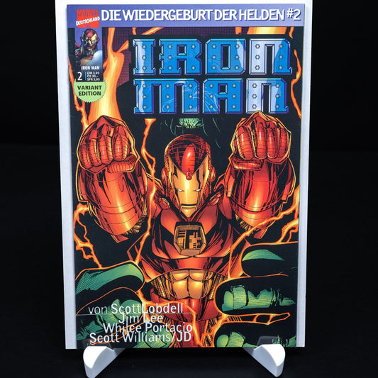 Iron Man - Die Wiedergeburt der Helden #2 (1999) - Variant Cover - DE - Z0-1