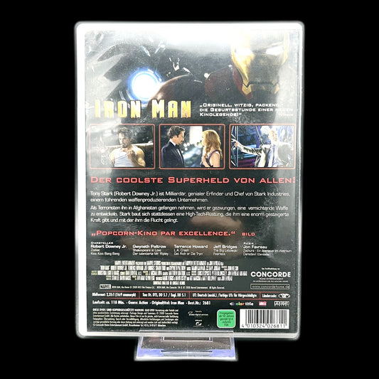 Iron Man - Marvel - Robert Downey Jr - 2008 - Action Film - DVD - Gebraucht