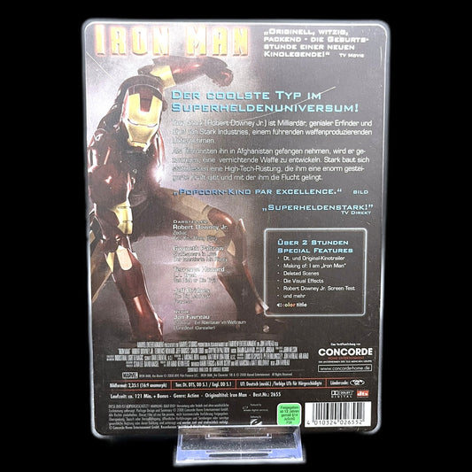 Iron Man - Marvel - Limited Edition - Steelbook - 2-Disc Set - DVD - Gebraucht