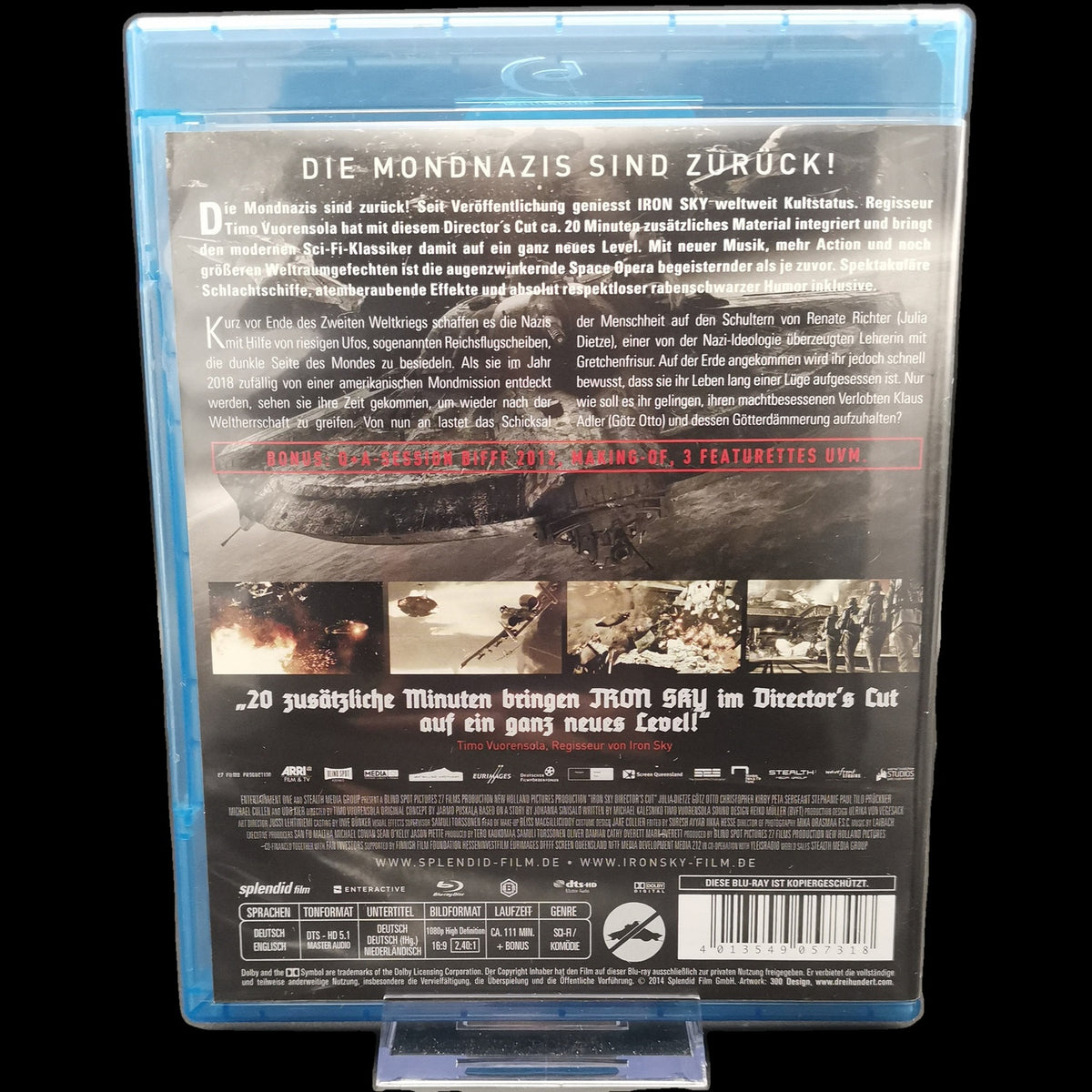 Iron Sky - Director's Cut - ca. 20 Minuten länger - Blu-Ray - Aliens - Gebraucht