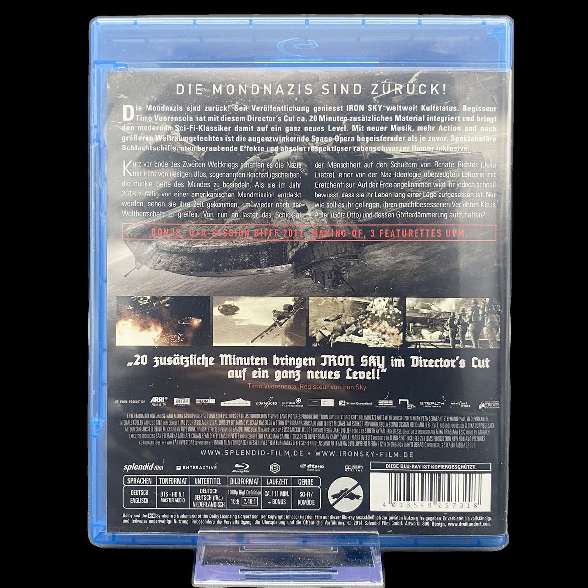 Iron Sky - Director's Cut - Sci-Fi & Fantasy - Blu-Ray - Aliens - Gebraucht