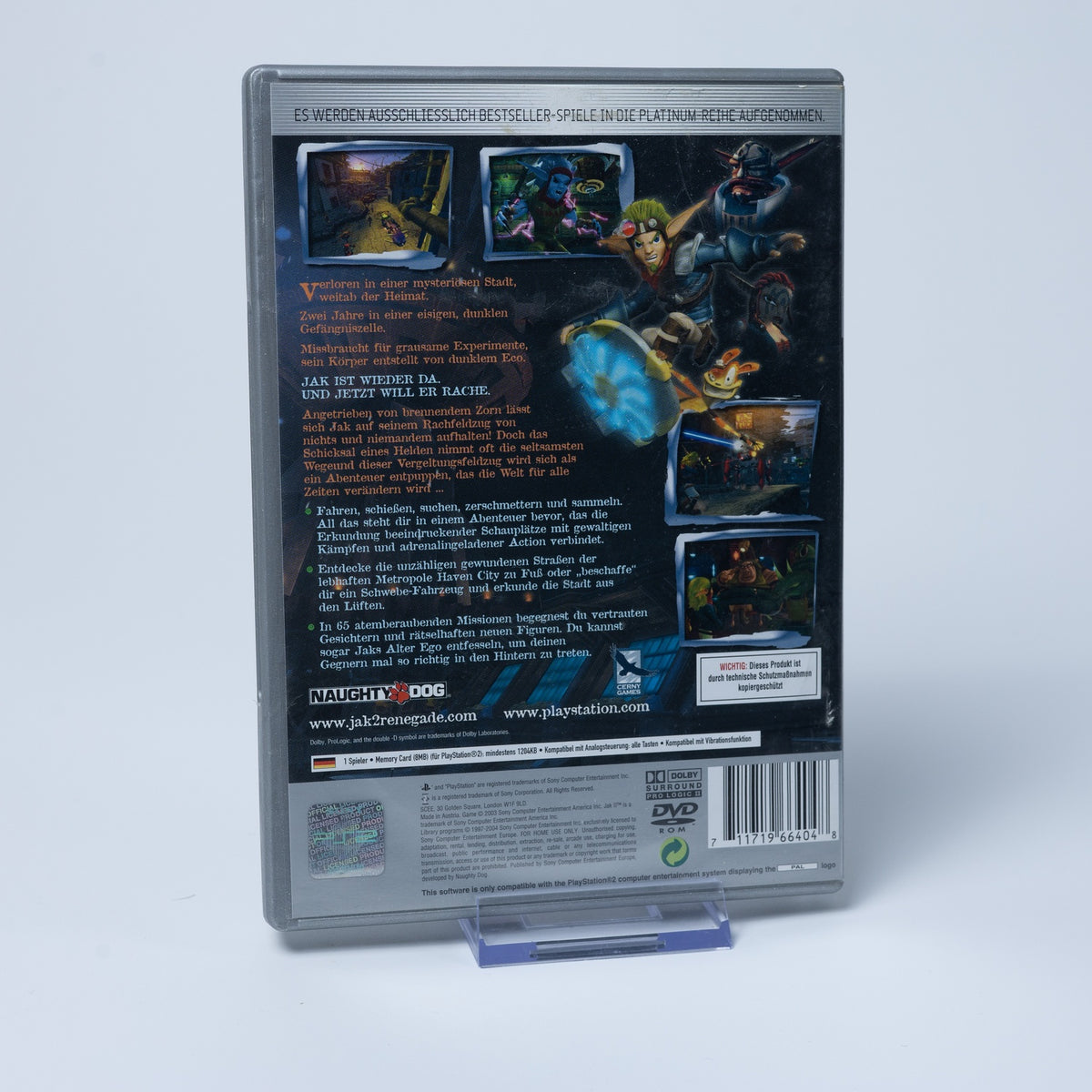 Jak II: Renegade - Playstation 2 - Complete in Box - PAL - deutsch - Gebraucht