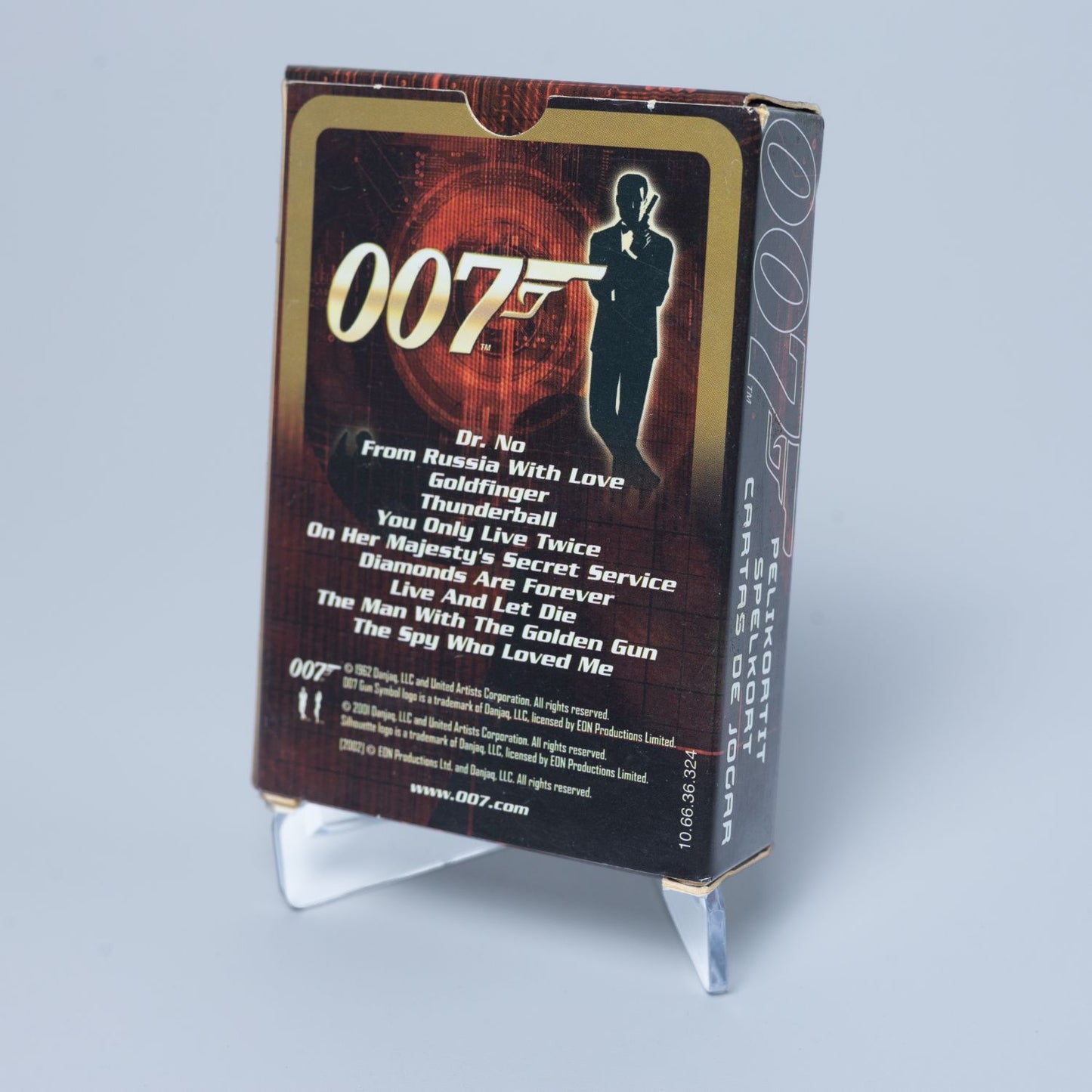 James Bond 007 Spielkarten - 52 Karten - Rommé Skat Mau-Mau - Zustand Okay