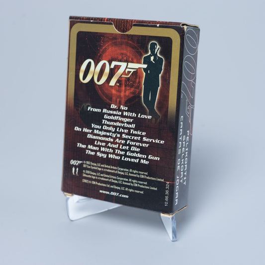 James Bond 007 Spielkarten - 52 Karten - Rommé Skat Mau-Mau - Zustand Okay