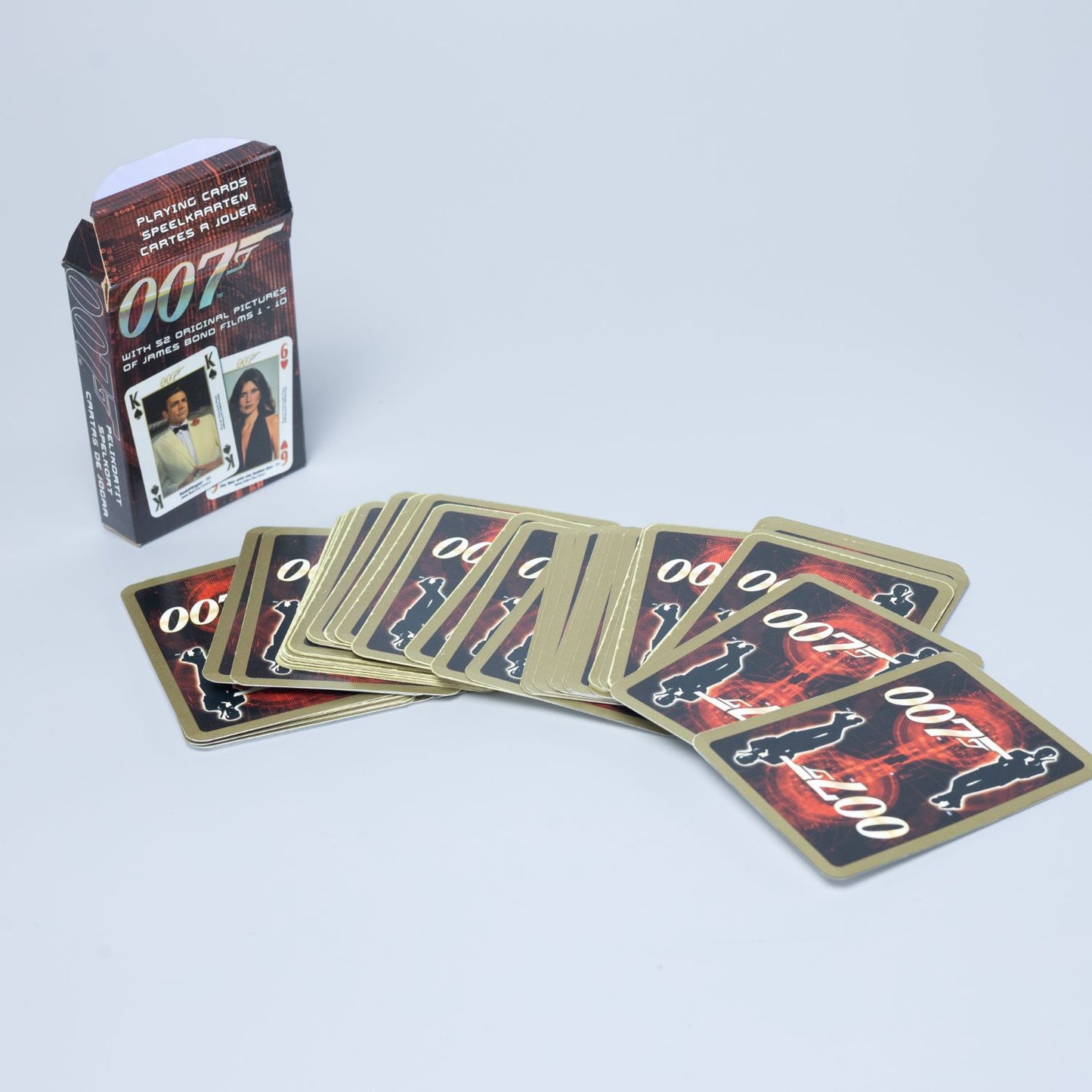 James Bond 007 Spielkarten - 52 Karten - Rommé Skat Mau-Mau - Zustand Okay