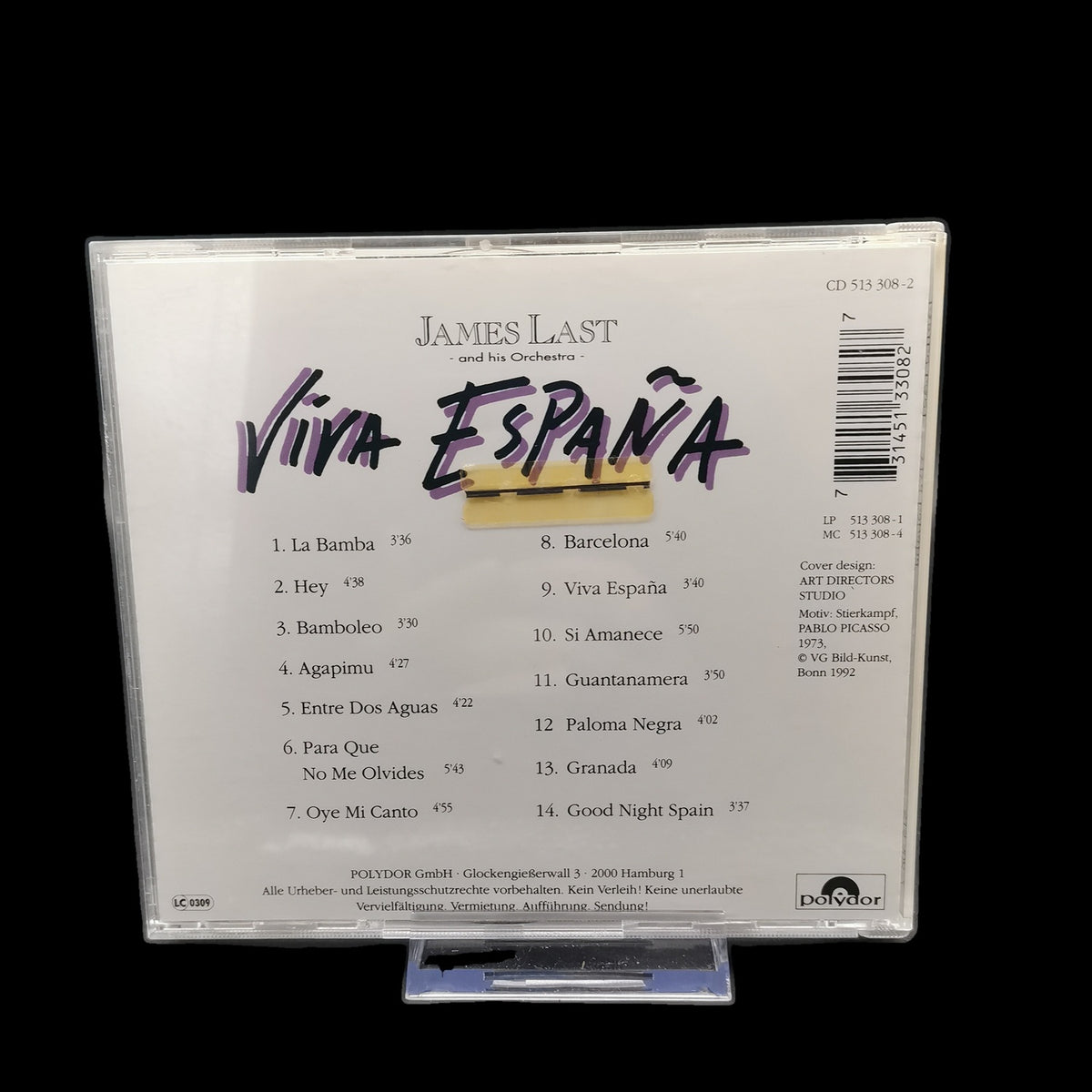 James Last - Viva España - 1992 - Pop - CD - Aus der TV-Werbung - Gebraucht