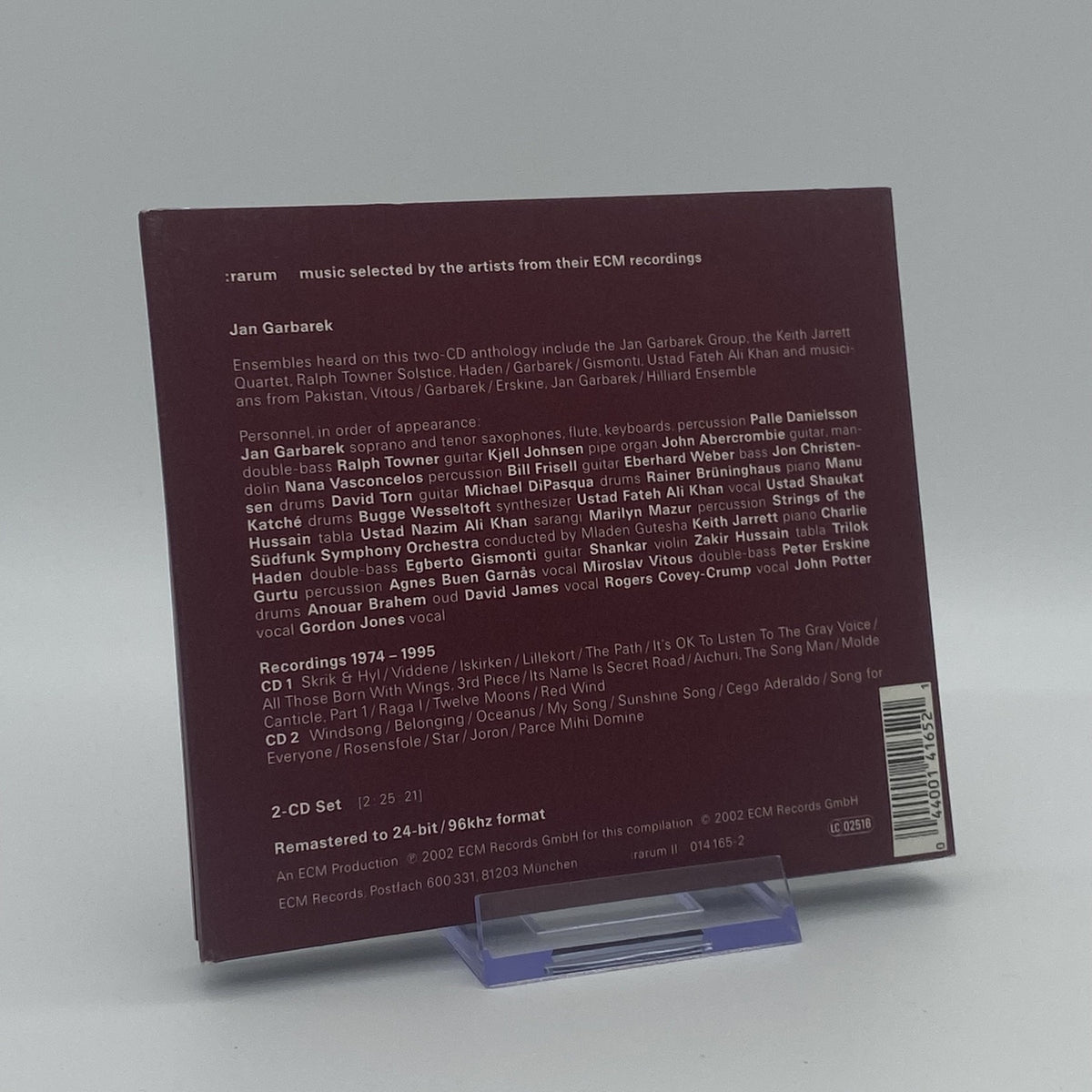 Jan Garbarek - Selected Recordings - :Rarum - 2-CD - Album - 2002 - Gebraucht