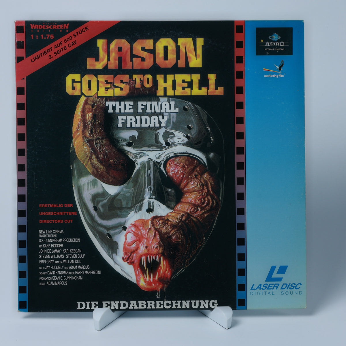 Jason Goes to Hell - The Final Friday - Friday the 13th - LaserDisc - Zust. Gut