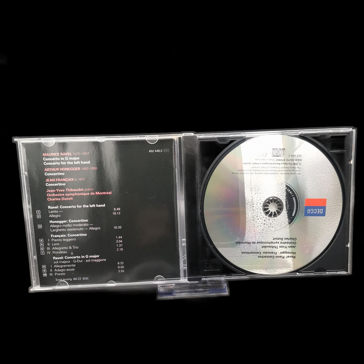 Jean-Yves - Ravel - Les concertos pour piano / Honegger / - CD - Gebraucht