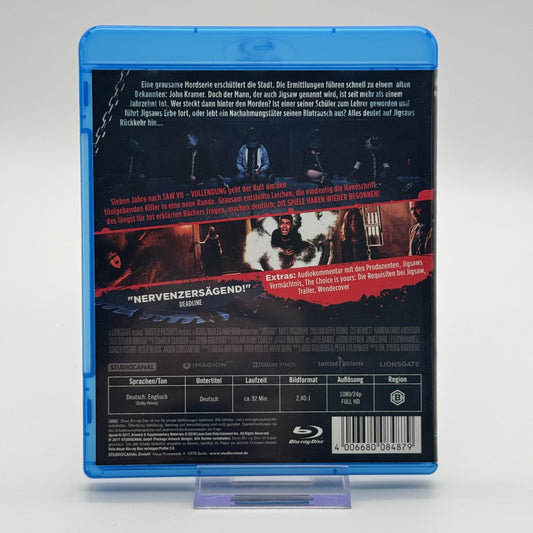 Jigsaw - Saw Franchise - 2017 - Wendecover - Blu-Ray - Film - Zustand Sehr Gut