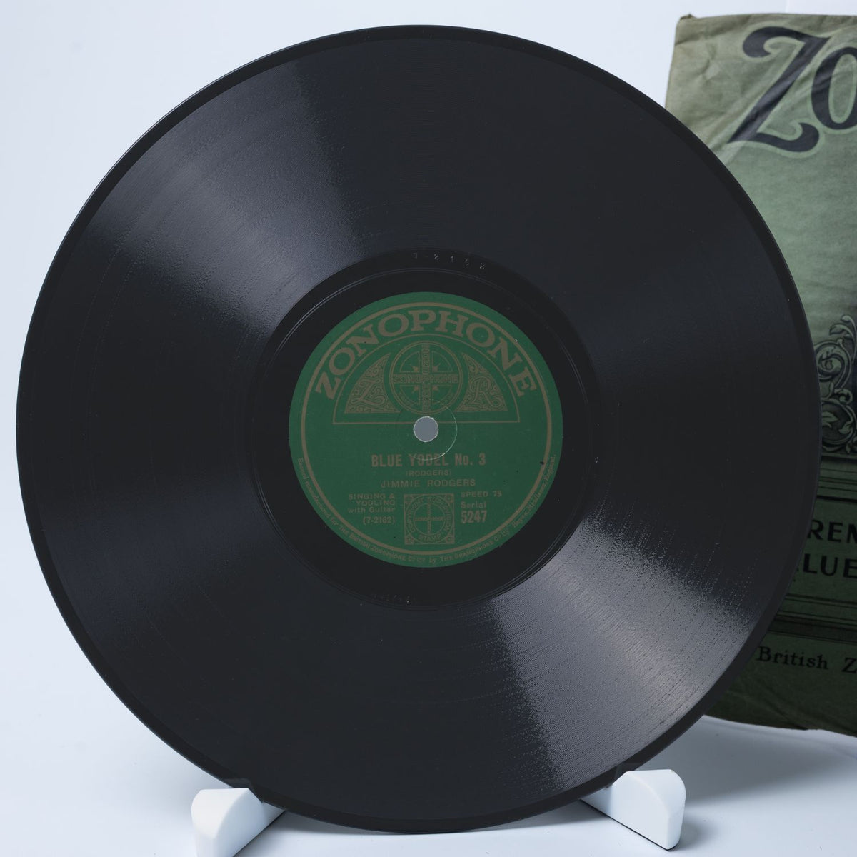 Jimmie Rodgers - Blue Yodel No. 3 / Never No Mo' Blues - Shellack - VG+ / G+