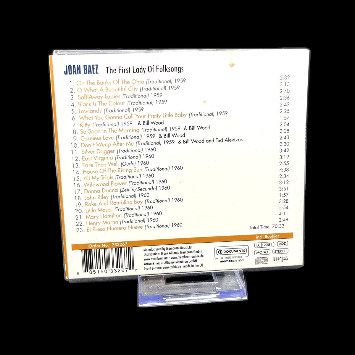 Joan Baez - The First Lady Of Folksongs - CD - Acoustic - Album - Gebraucht