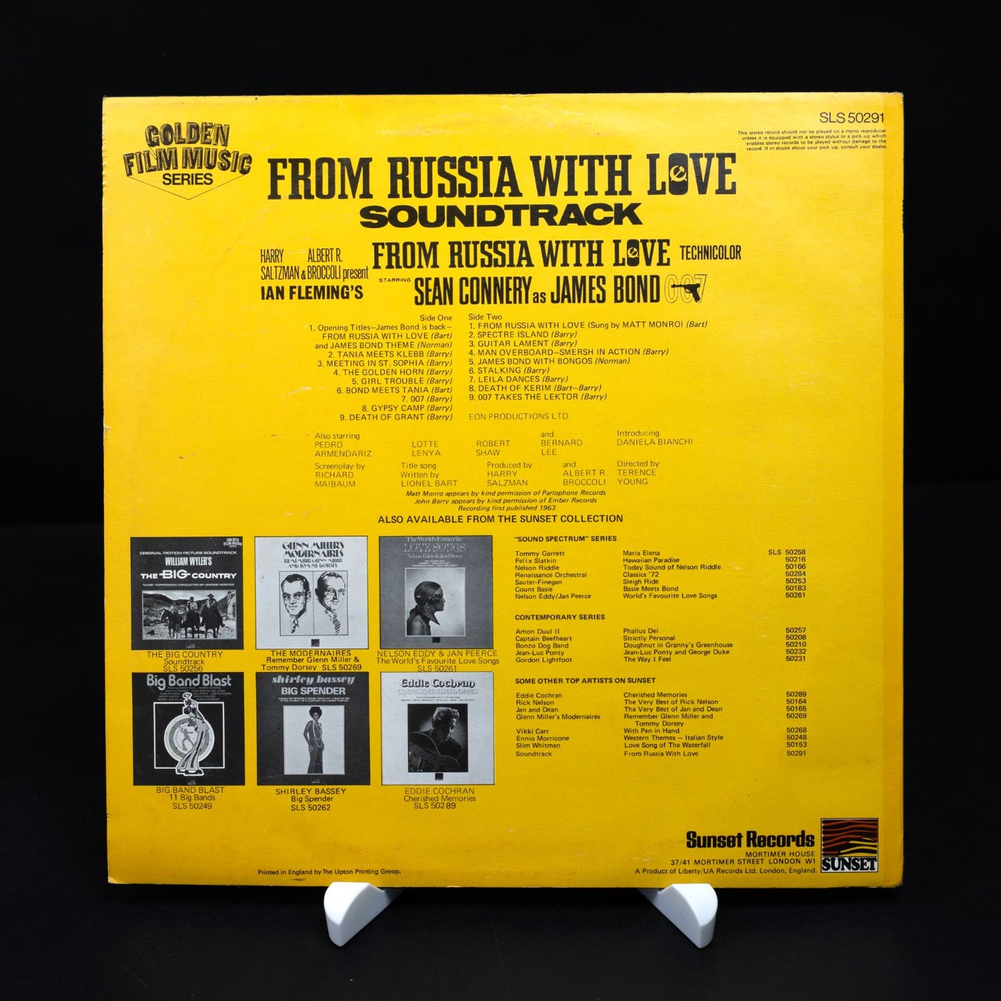 From Russia With Love - James Bond 007 Soundtrack - Vinyl Schallplatte - NM/VG+