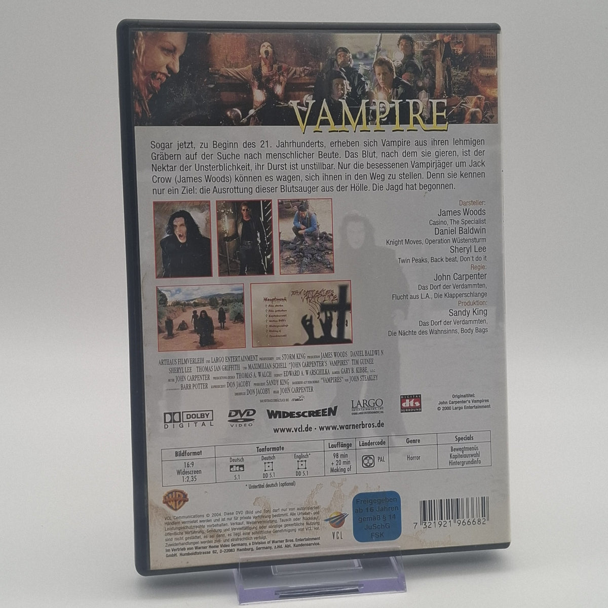 John Carpenter's Vampire - James Woods - Daniel Baldwin - DVD - Zustand Sehr Gut