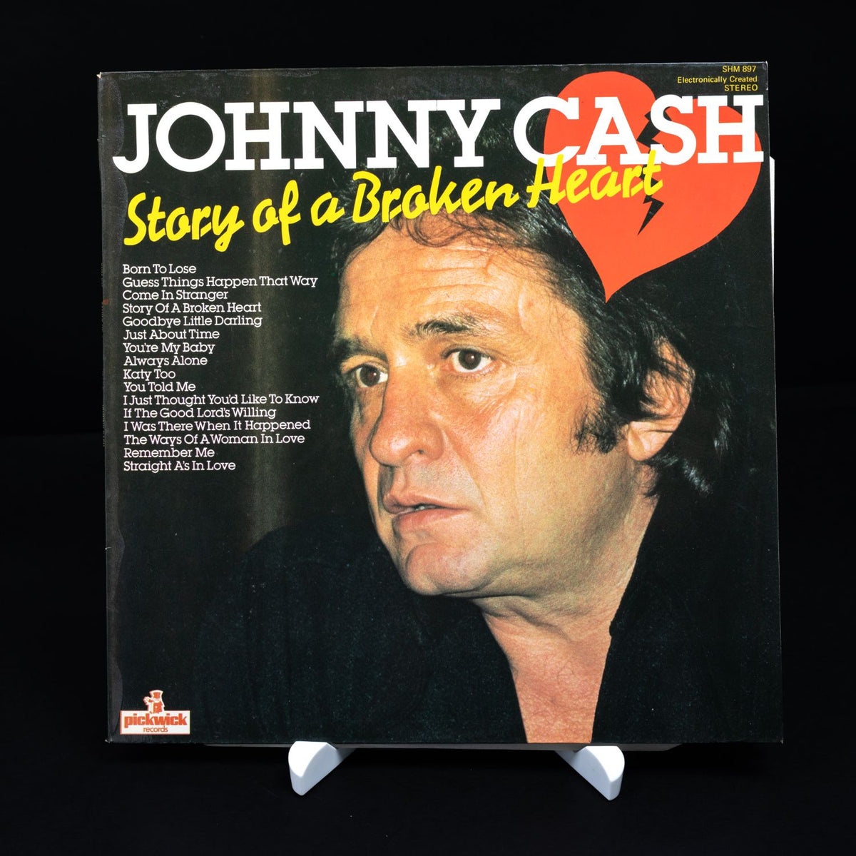 Johnny Cash - Story Of A Broken Heart - Vinyl LP Schallplatte - VG+/G+