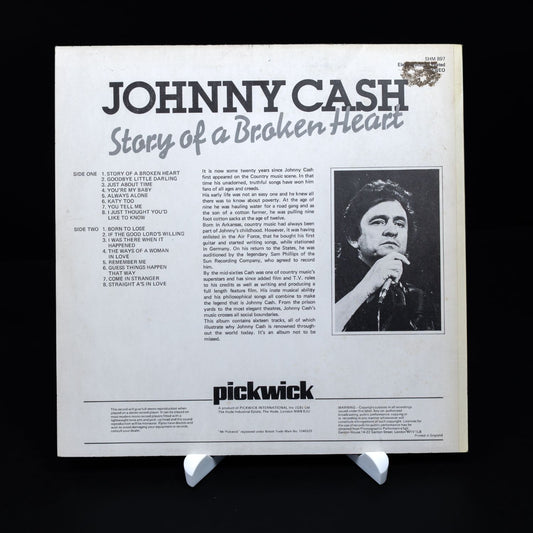 Johnny Cash - Story Of A Broken Heart - Vinyl LP Schallplatte - VG+/G+