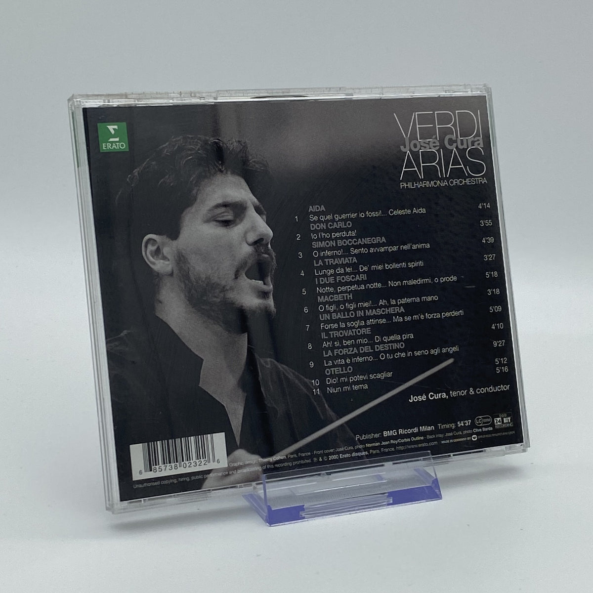 José Cura - Verdi Arias - Philharmonia Orchestra - 2000 - CD - Album - Gebraucht