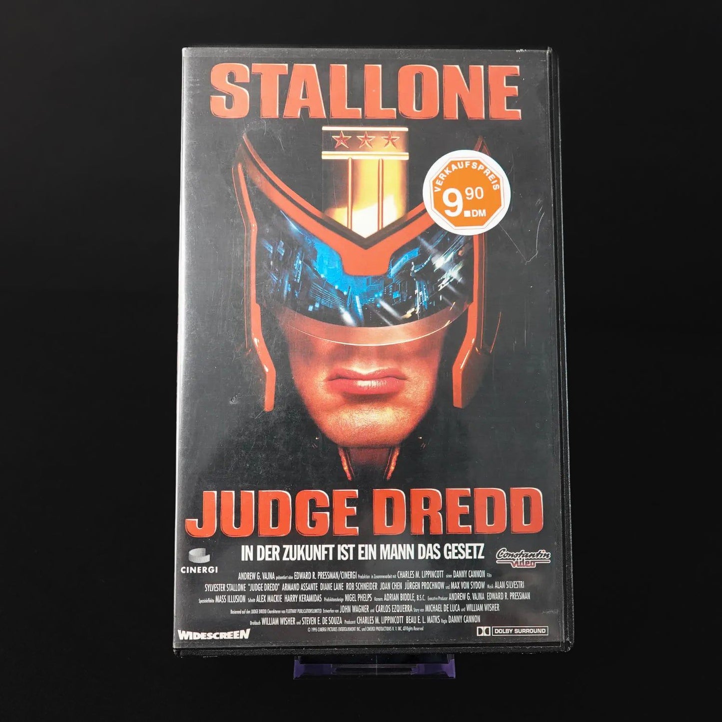 Judge Dredd (1995) - Constantin/VCL VHS Big Box - Sylvester Stallone - Deutsch