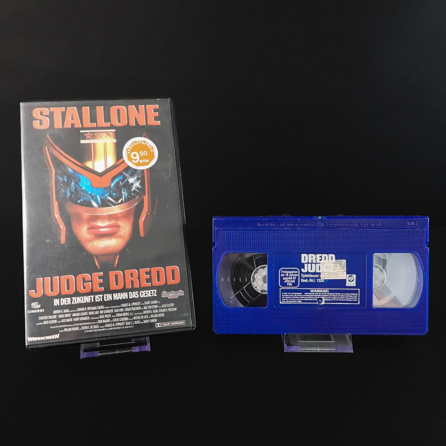 Judge Dredd (1995) - Constantin/VCL VHS Big Box - Sylvester Stallone - Deutsch