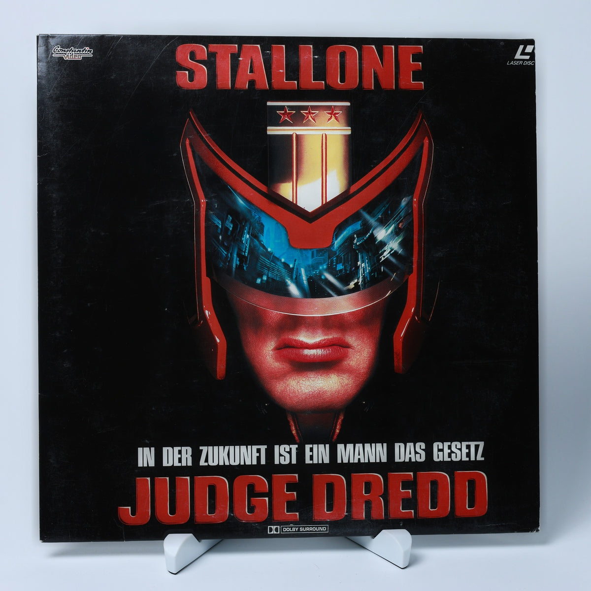 Judge Dredd - Sylvester Stallone - 1995 - Widescreen - LaserDisc - Zustand Gut