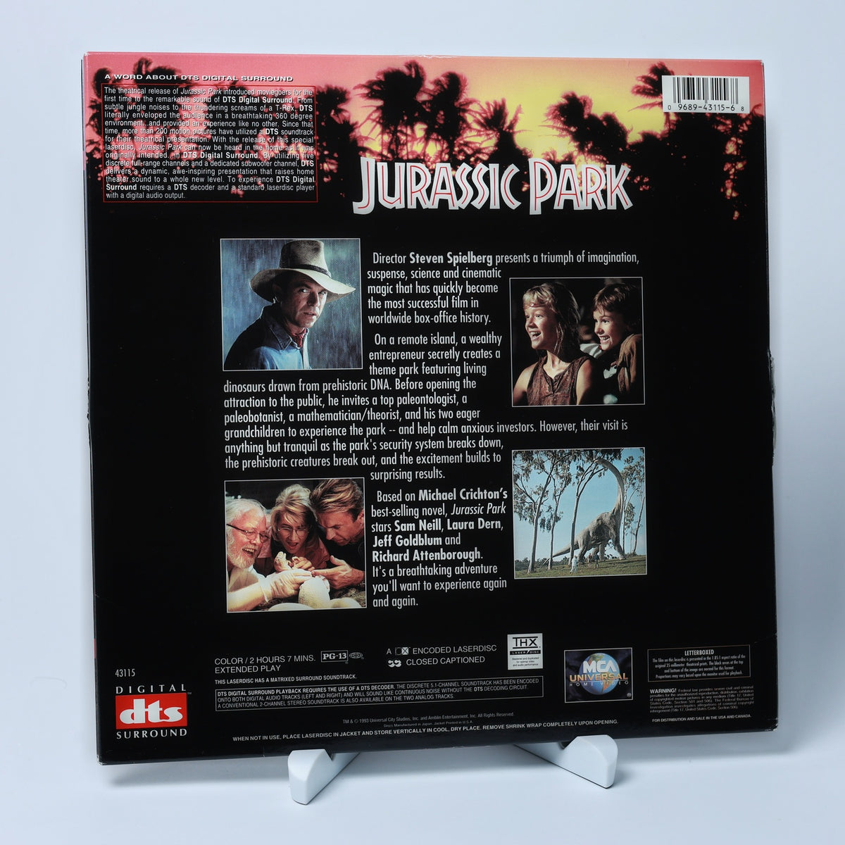 Jurassic Park - Special Edition - 1993 - DTS LaserDisc - Zustand Sehr Gut