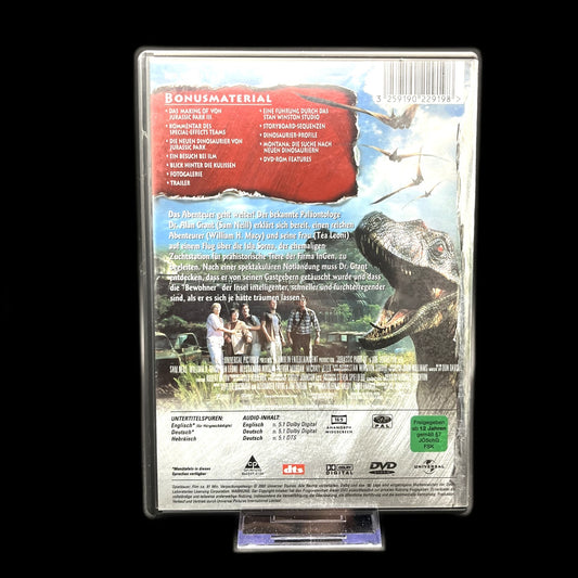 Jurassic Park III - Jurassic Park - Bonusmaterial enthalten - DVD - Gebraucht