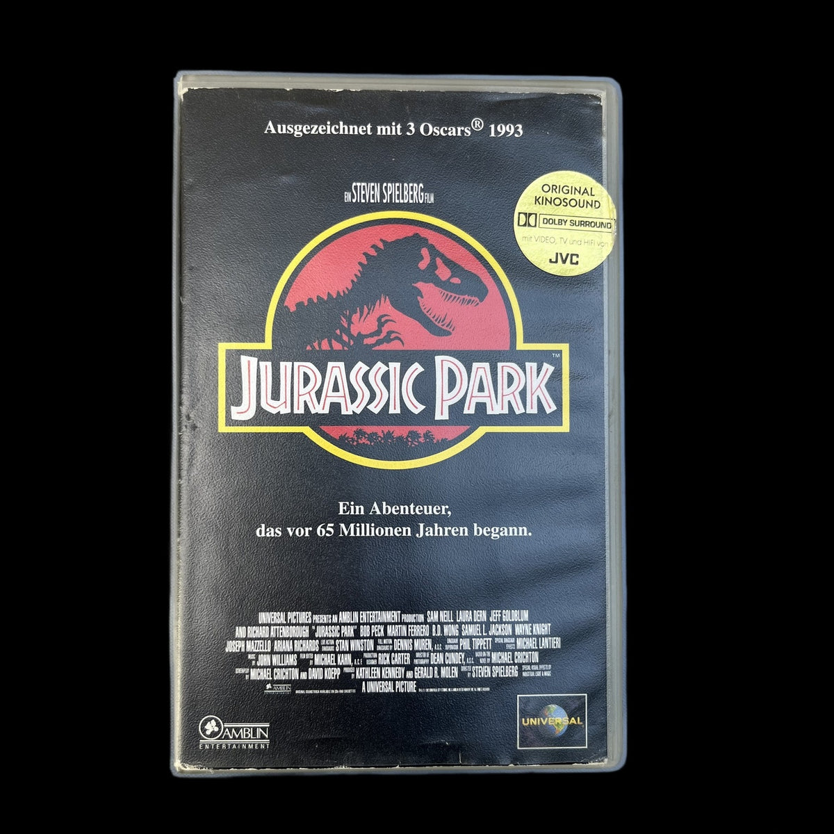 Jurassic Park - Werbung für Kenner-Spielzeug im Inlay - VHS - PAL - Gebraucht