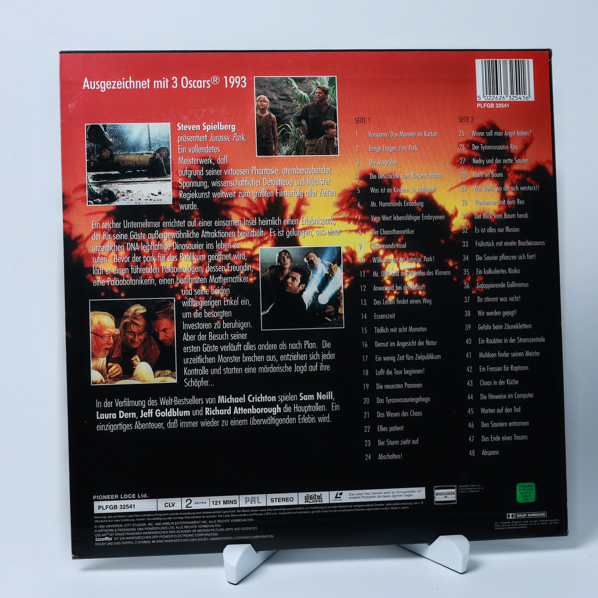 Jurassic Park - Spielberg - 1993 - Widescreen Edition - Zustand Sehr Gut