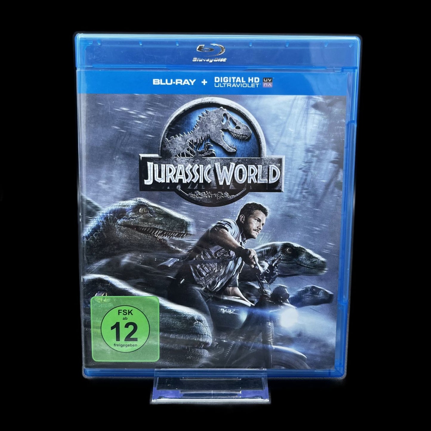 Jurassic World - Chris Pratt - Dinosaurier Action - Blu-Ray - Top Zustand