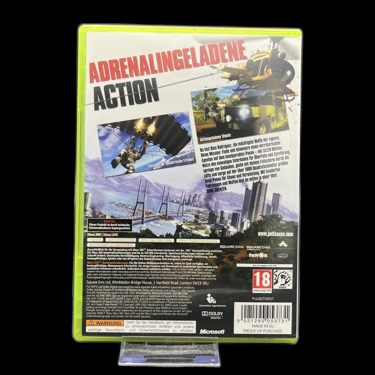 Just Cause 2 - Xbox 360 - CiB - PAL - deutsch - Action & Abenteuer - Gebraucht