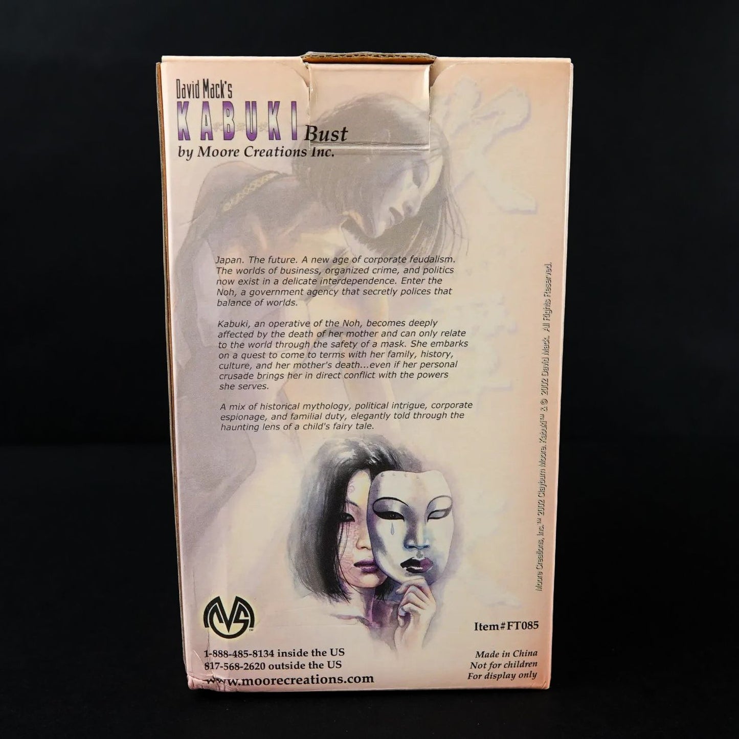 Kabuki Bust - Moore Action Collectibles - Limitierte Edition 970/3000 - OVP