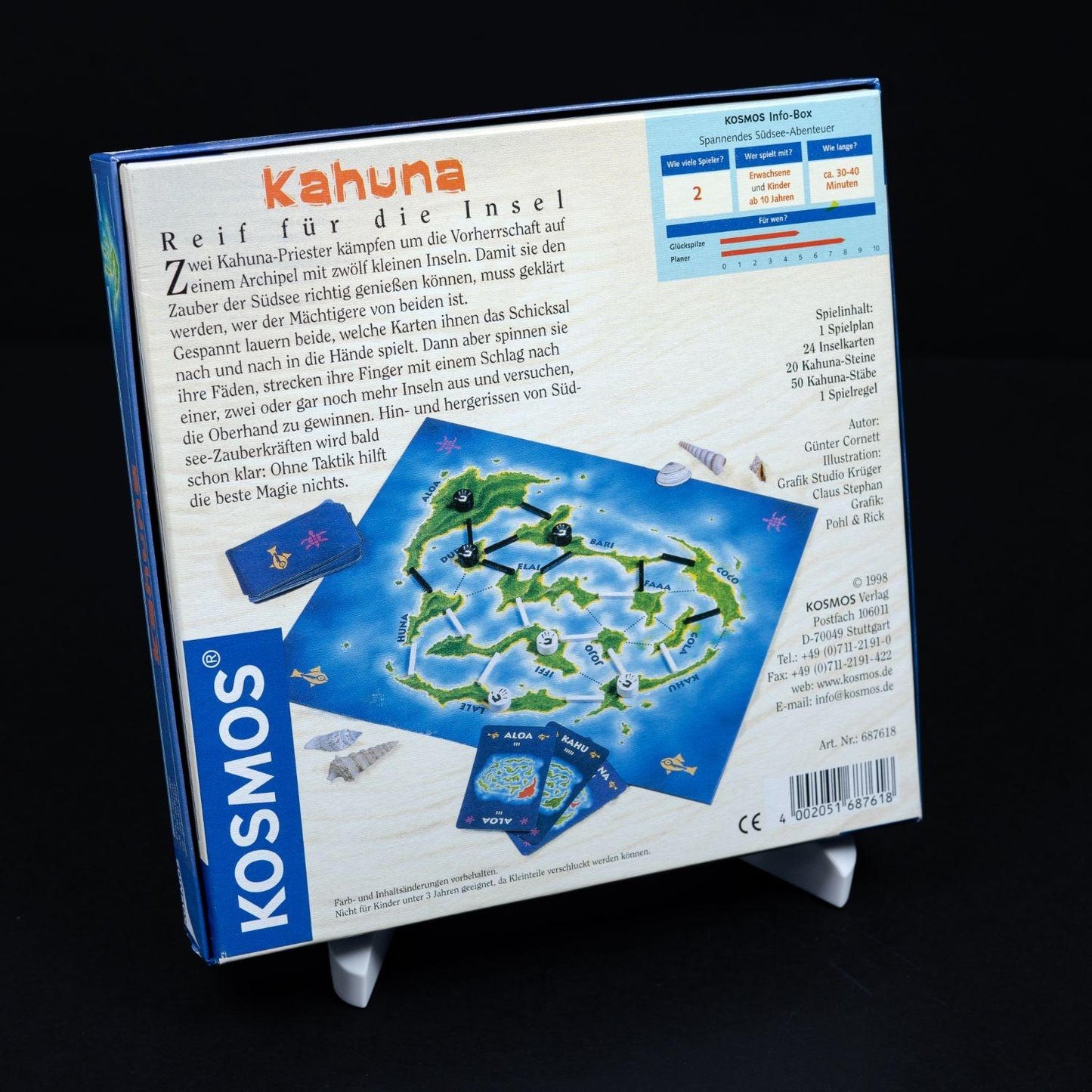 kahuna-gesellschaftsspiel-2-spieler-kartenspiel-zustand-neuwertig-2 - Utopia Collectibles