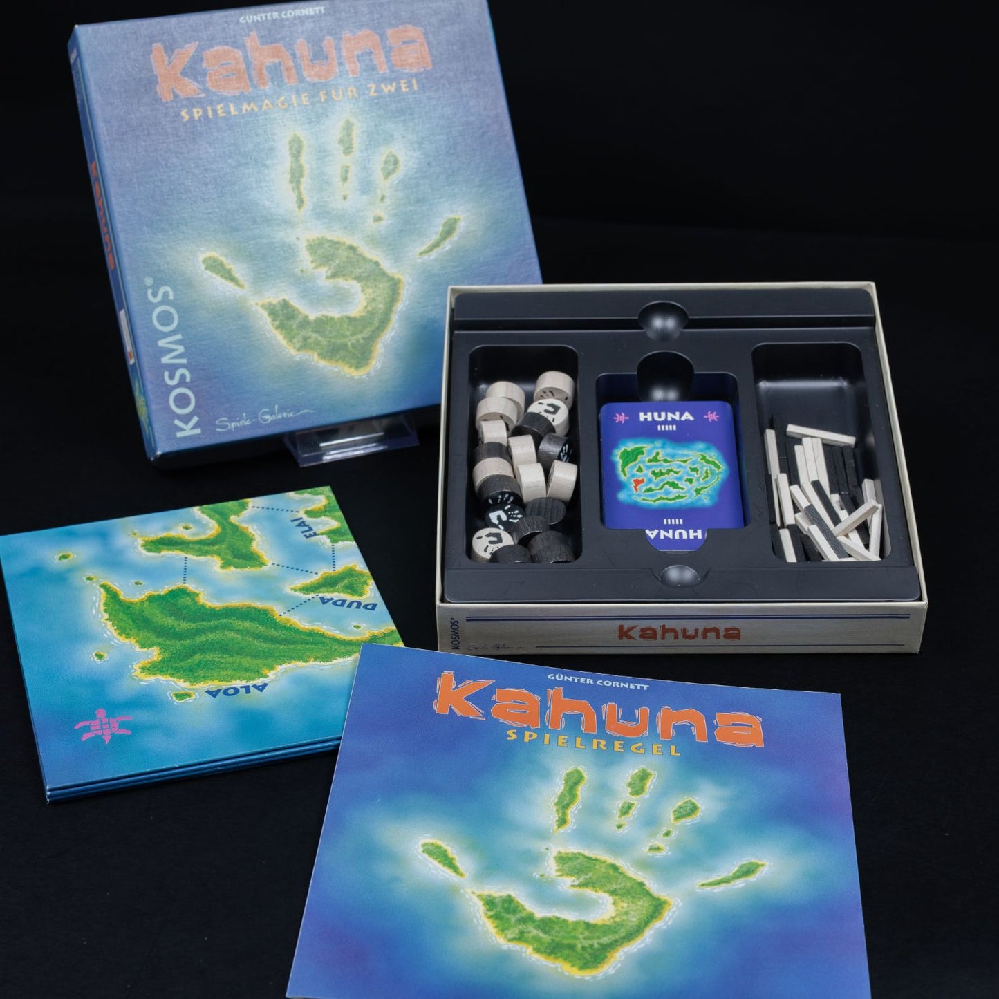Kahuna - Spielmagie für Zwei - Brettspiel - Vollständig - Zustand Sehr Gut