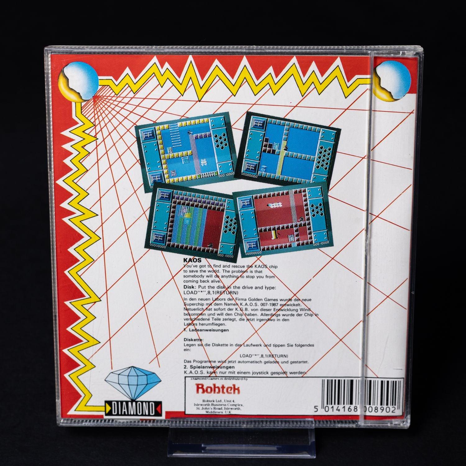 kaos-cbm-commodore-64-c64-128-diskette-cib-komplett-englisch-3 - Utopia Collectibles