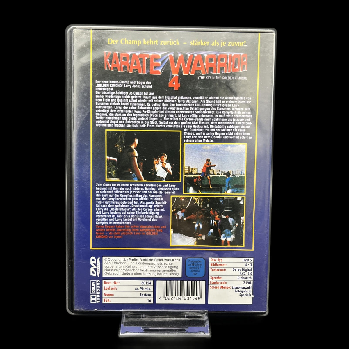 Karate Warrior 4 - Kultiger Martial-Arts-Film - Action - DVD - Gebraucht