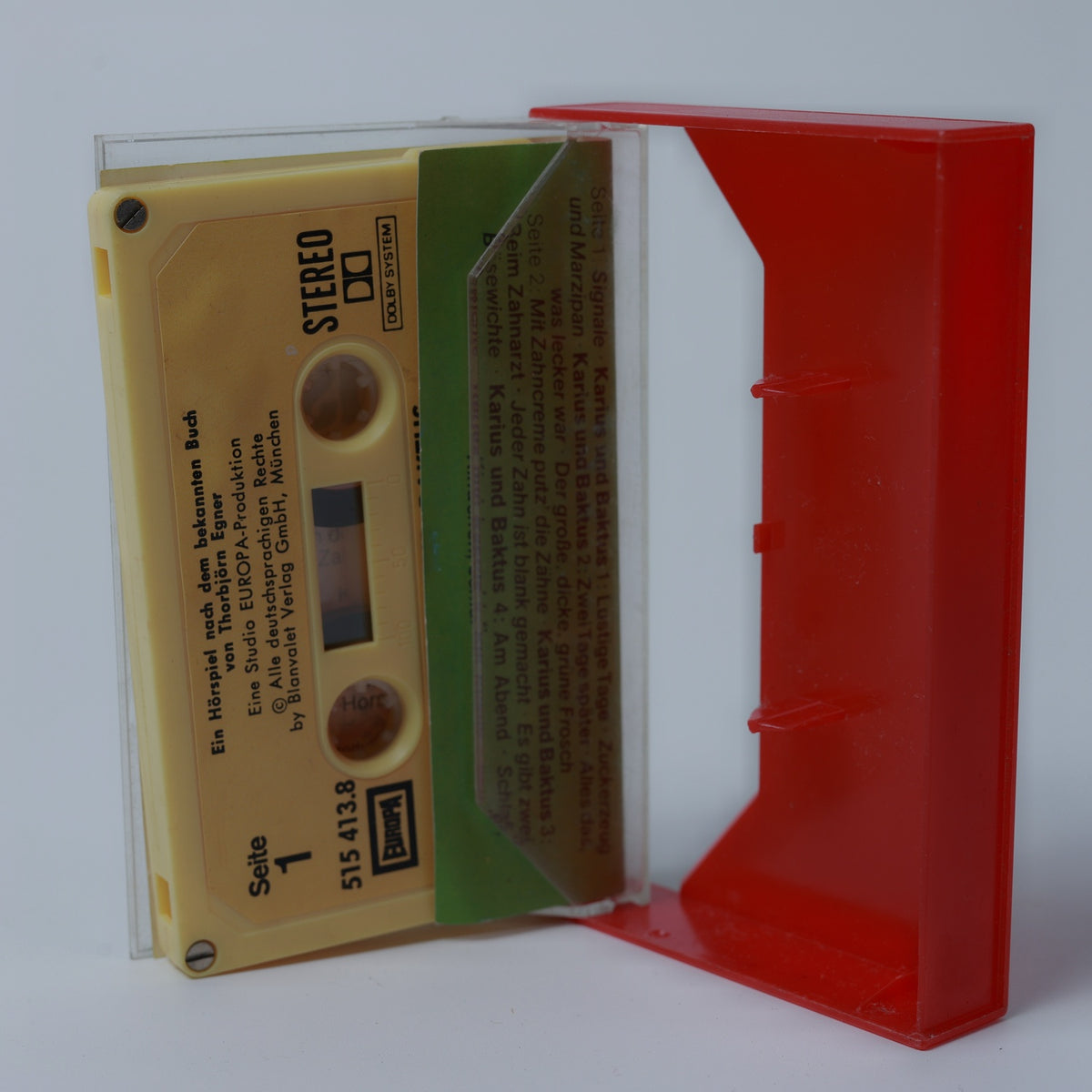 Karius und Baktus - Thorbjörn Egner - Hörspiel - Kassette - Zustand Gut