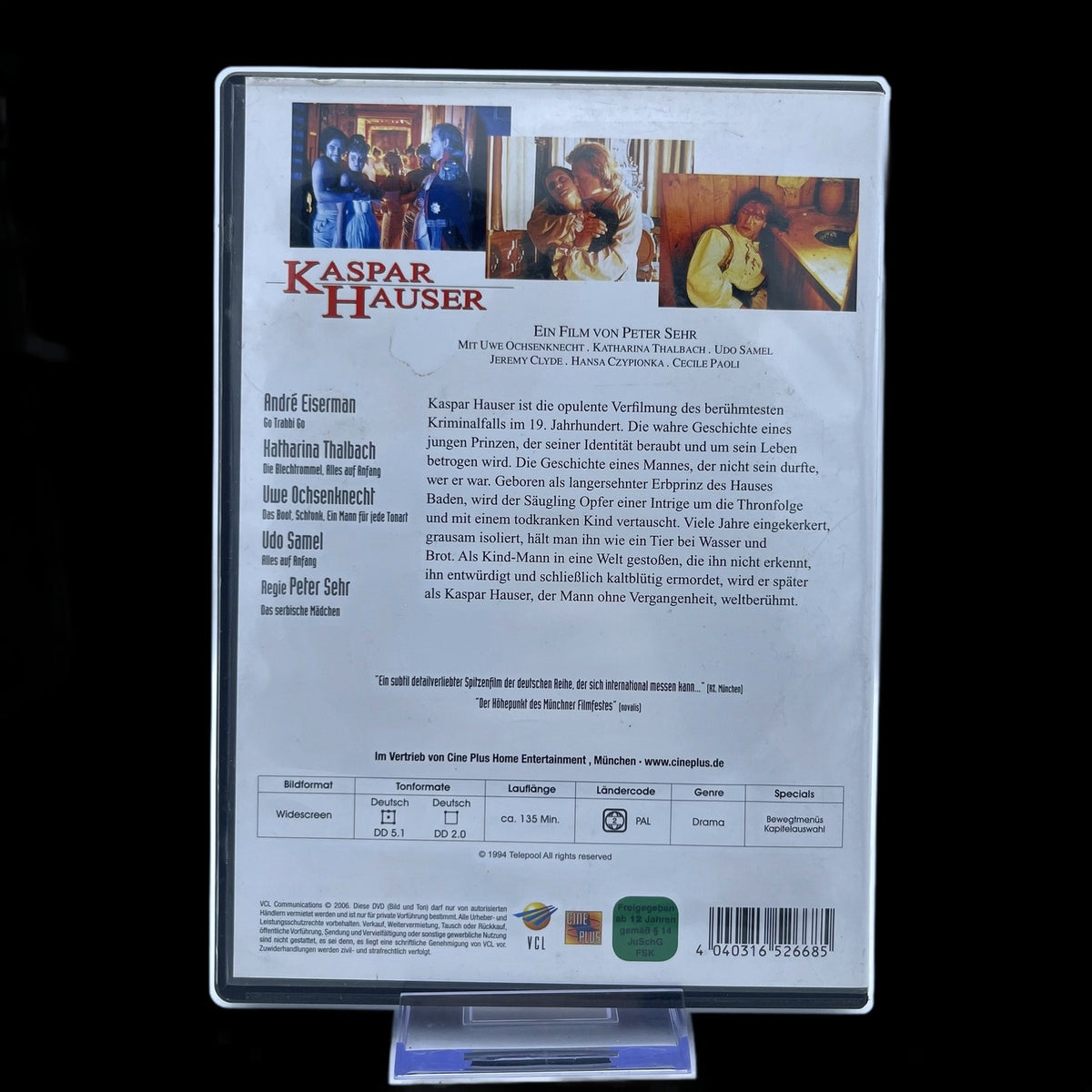 Kaspar Hauser - Remastered - Kopierrücklauf - Widescreen - DVD - Gebraucht