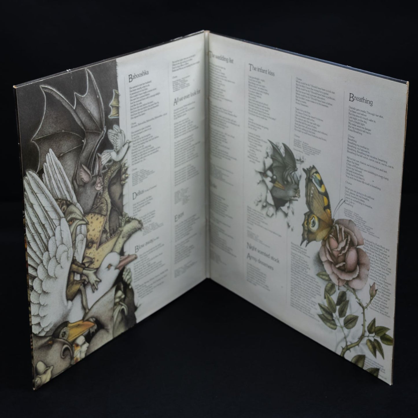 Kate Bush – Never For Ever - Vinyl LP Schallplatte - G+ / VG+