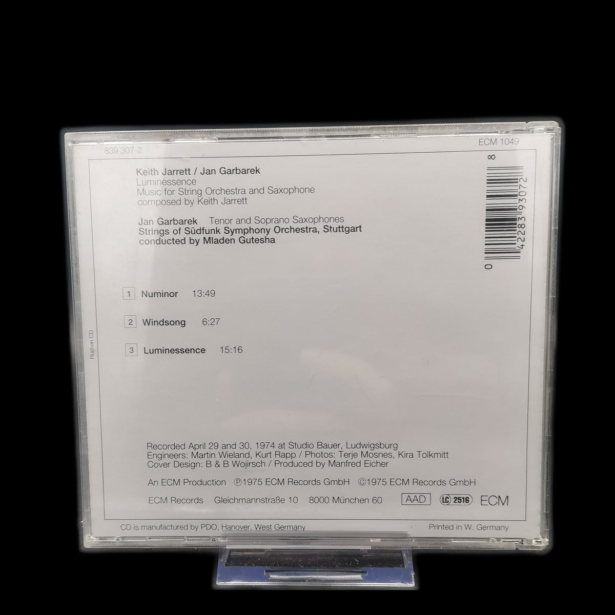 Keith Jarrett / Jan Garbarek - Luminessence - CD - Jazz - Album - Gebraucht