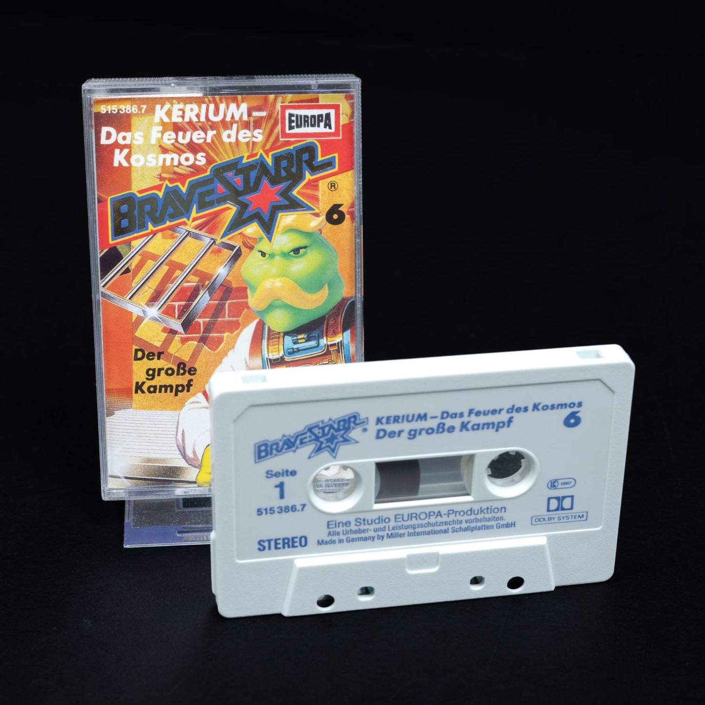 Kerium - Das Feuer Des Kosmos - BraveStarr 6 - Hörspiel Kassette - NM/NM