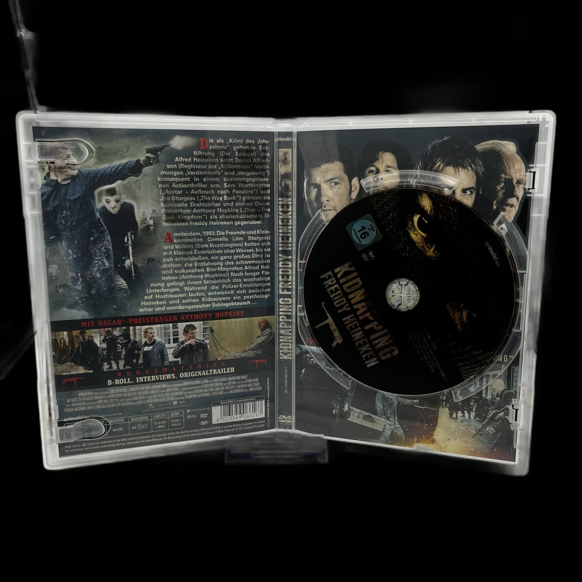 Kidnapping Freddy Heineken - Mit Anthony Hopkins - Wendecover - DVD - Gebraucht