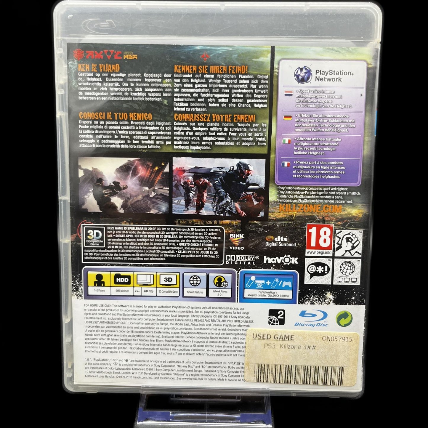 Killzone 3 - Guerilla Games - Sony  PS3 Playstation 3 - Top Zustand