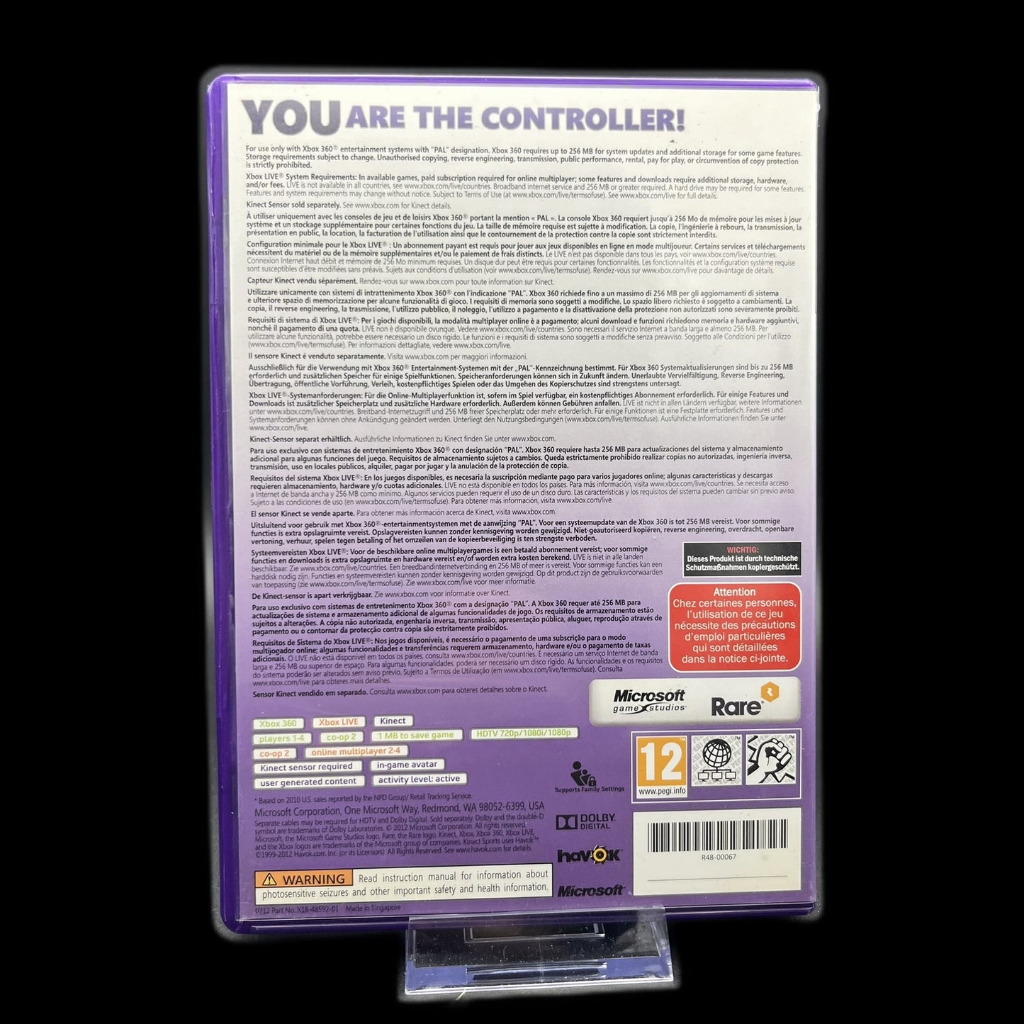 Kinect Sports - Xbox 360 - Complete in Box - PAL - deutsch - Gebraucht