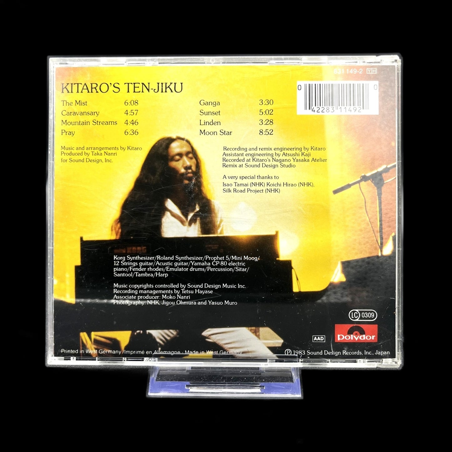Kitaro - Tenjiku - New Age - Album - 1983 - CD - West Germany - Gebraucht